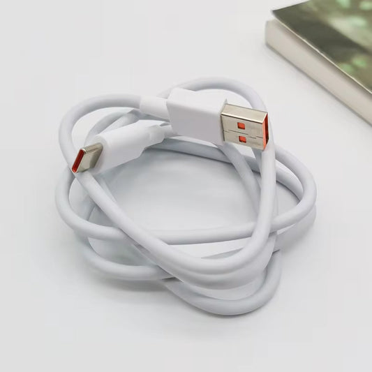 type c white charging cable