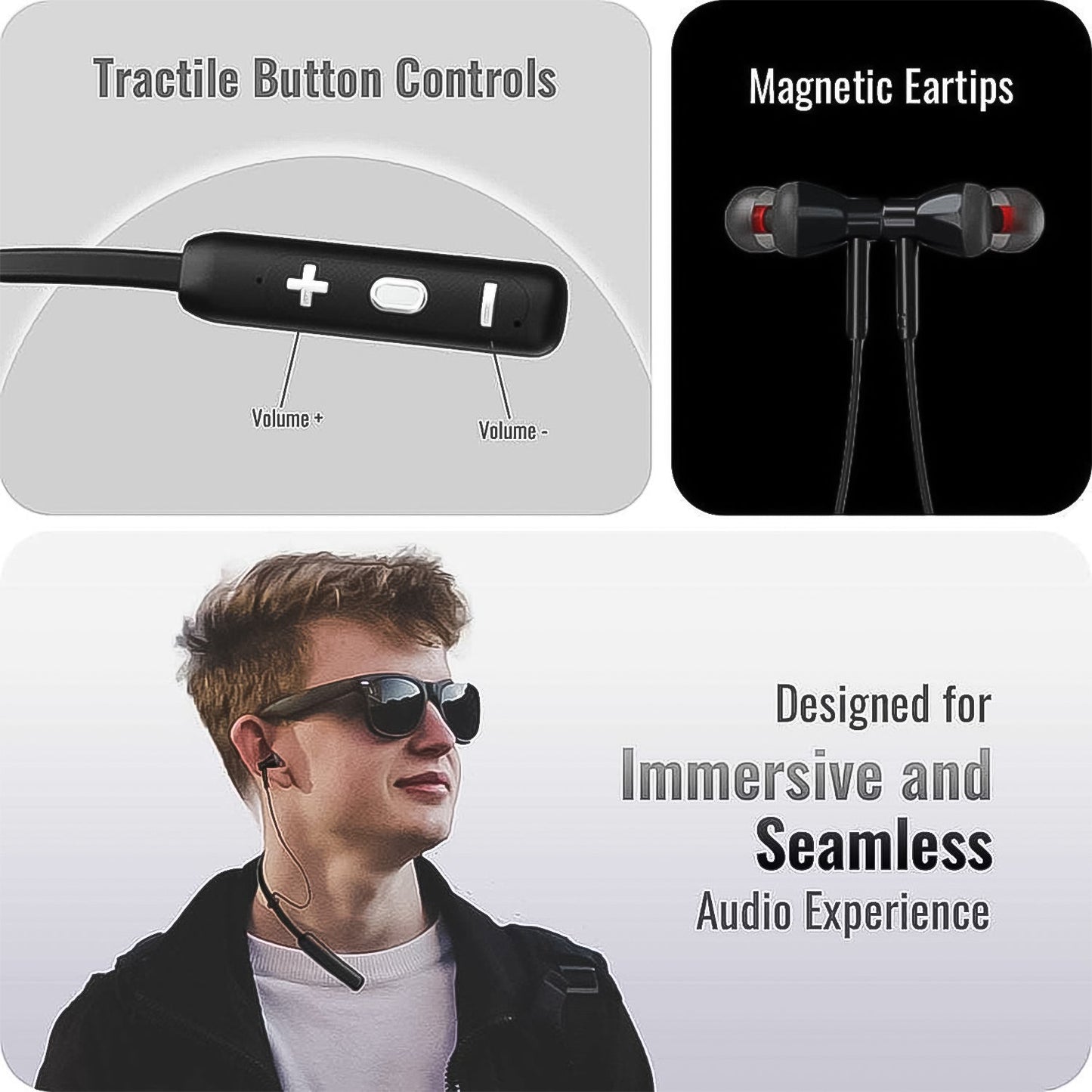 Bluetooth Wireless in-Ear Earphones (1 Pc / USB Type-C)