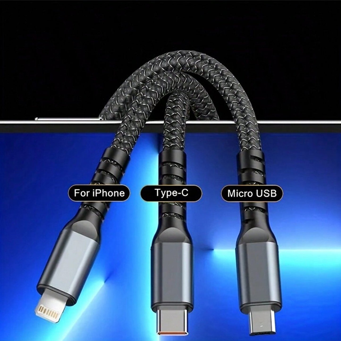 3-in-1 Super Fast Charging Cable