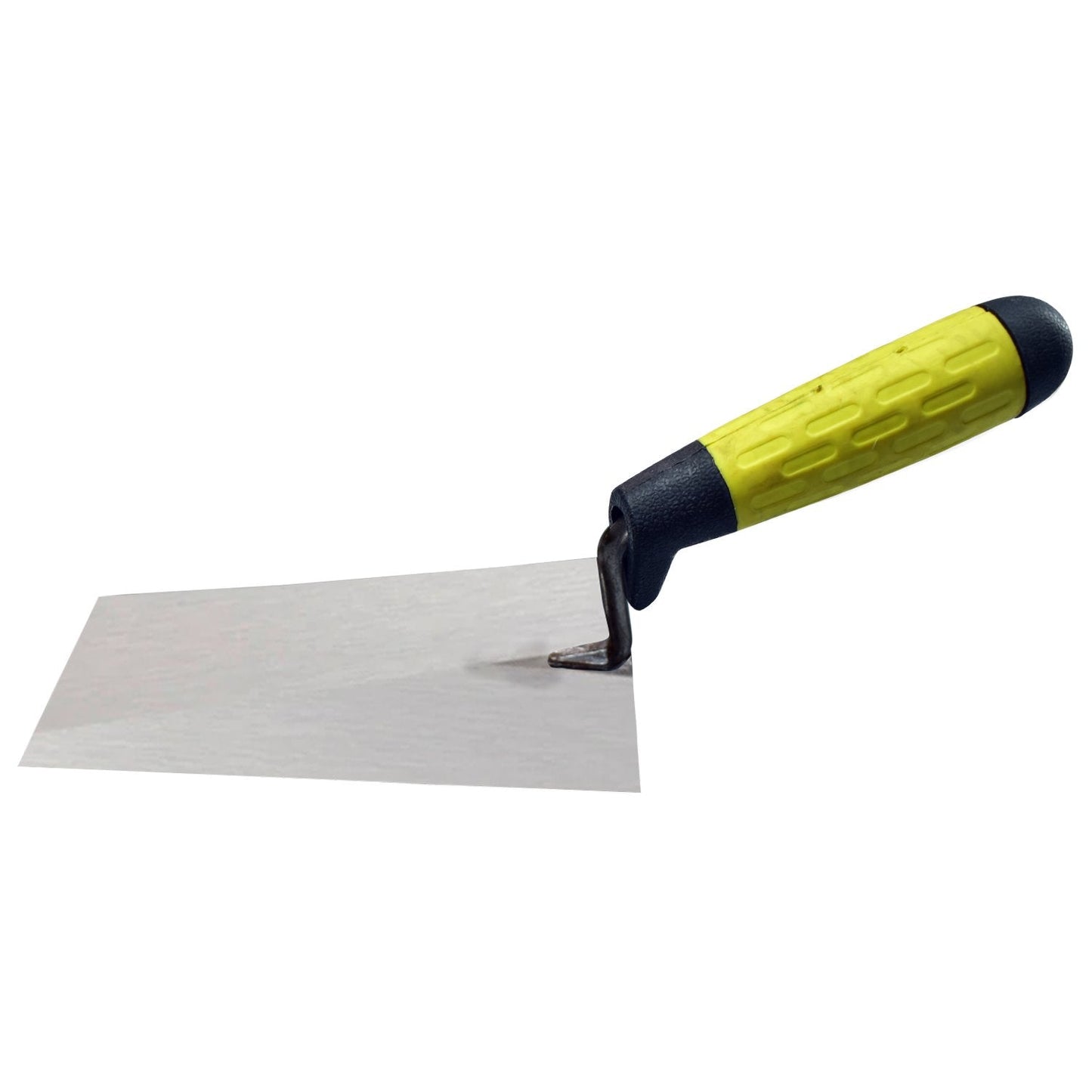 Durable plastering trowel with square head design