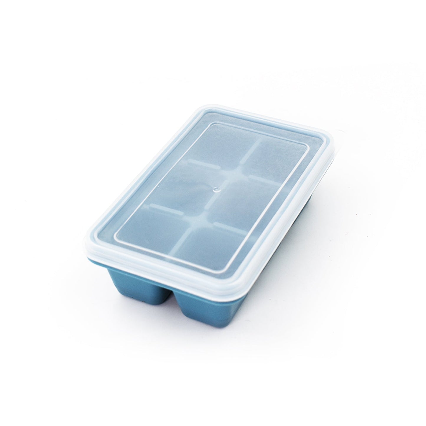 6 Grid Silicone Ice Tray Used In All Kinds Of Places Like Household Kitchens For Making Ice From Water And Various Things And All With Color Box (1 Pc)