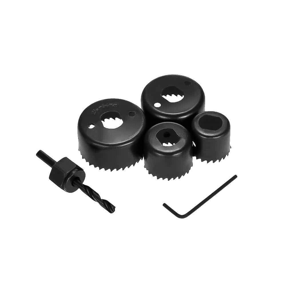 Hole saw set with different sizes