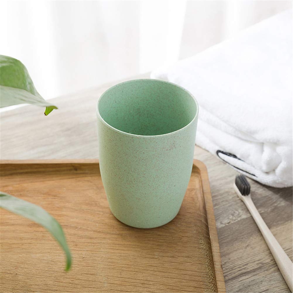 Reusable Cups/Mugs/ Glass/ Tumbler Set Eco Friendly Cups for Drinking Tea Coffee, Dishwasher Safe, Non-slip Bathroom Cup Tooth Cups For Home Office (1 Pc)