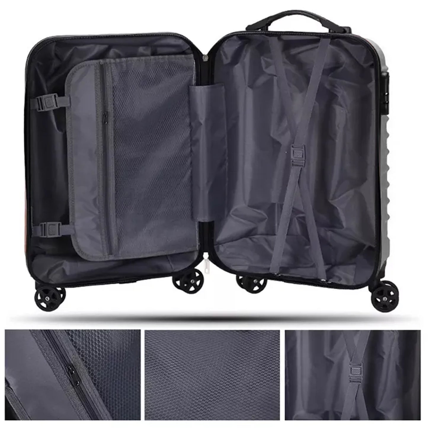 1105 Trolley Bag Big And Small Suitcase Bag For Men  Women Use Bag ( Set Of 2 )