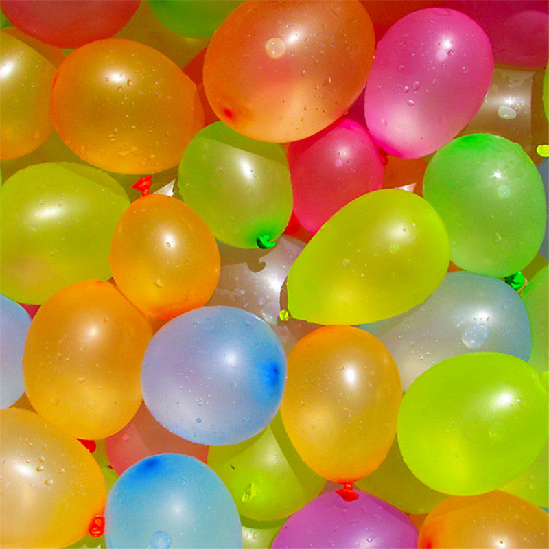 Pack of 500 colorful water balloons for Holi, showing variety of colors