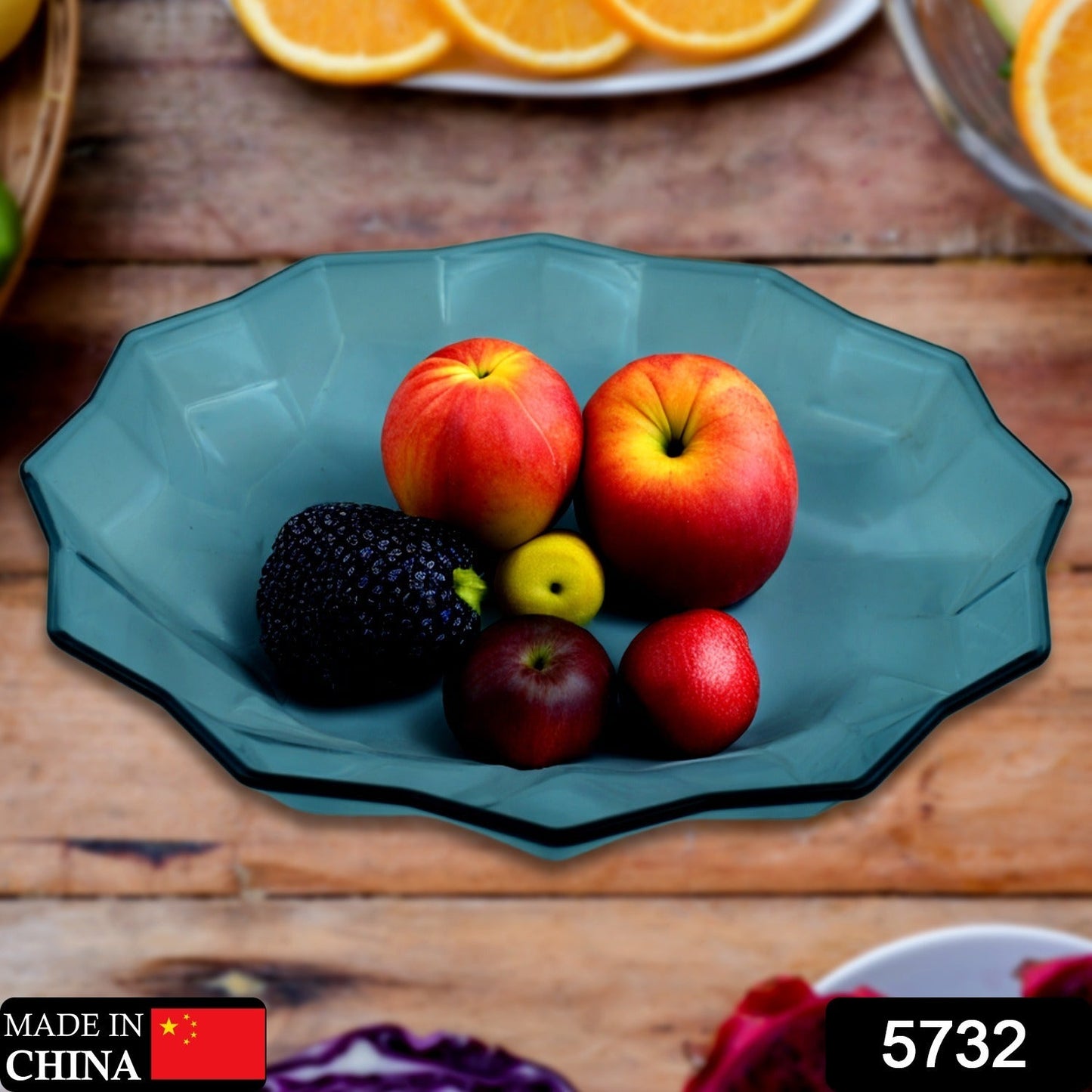 Flower Shape Plastic Dinner / Fruit Plate  / Tray / Snacks / Breakfast Plate friendly Plastic Plate for Kids Party Supplies Birthday Holiday Party Dinnerware Supplies (1 Pc)